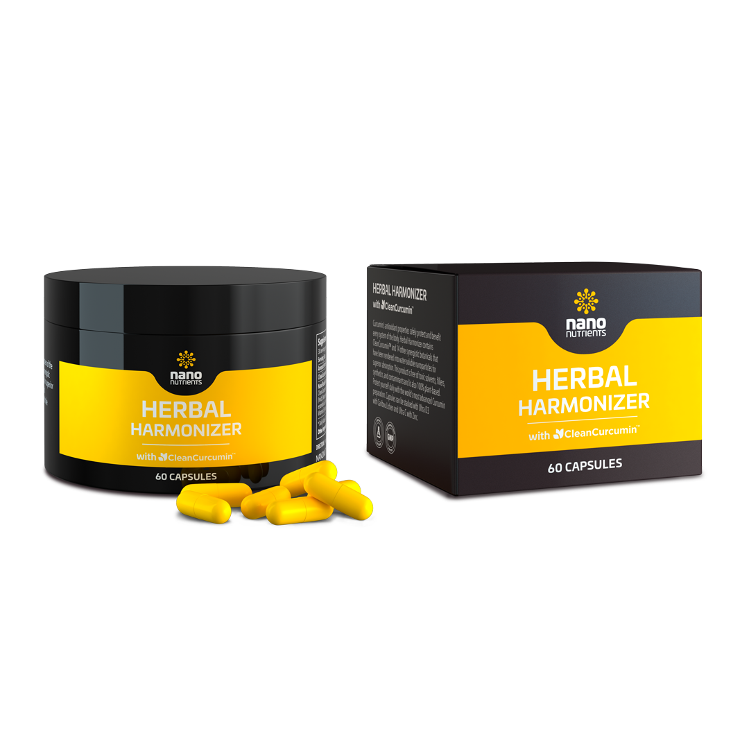 NanoHerbal Harmonizer with CleanCurcumin™ 60 capsule container