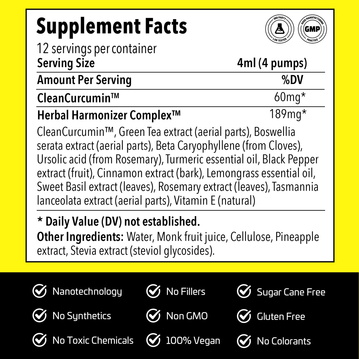 Herbal Harmonizer with CleanCurcumin™ Travel Size (Pineapple)